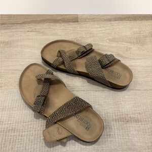 Cheetah Footbed Sandals